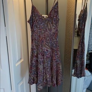 Flowy patterned sun dress